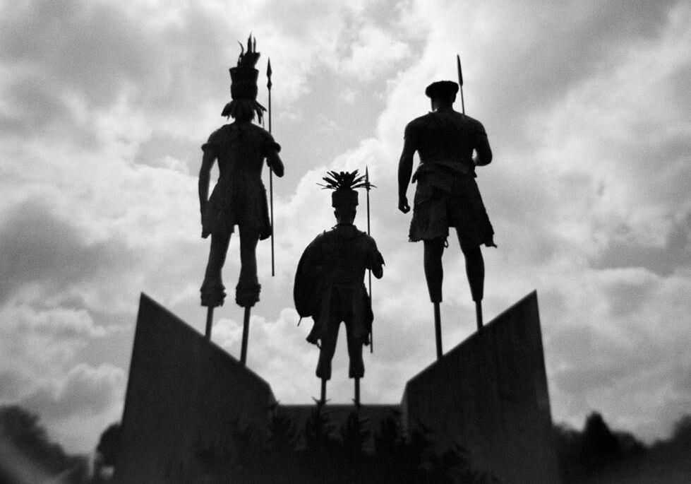 Detail from the monument The Congo I presume by Tom Frantzen 1997 Tervuren copyright Oliver Leu 2020