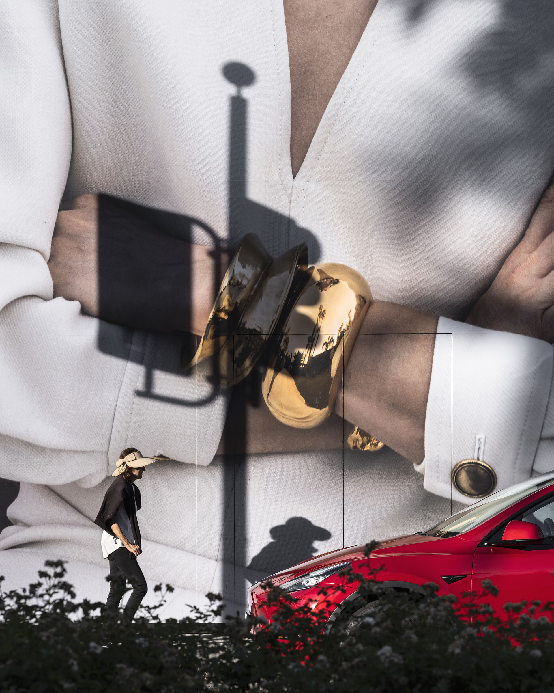 Red Car Beverly Hills Los Angeles 2022