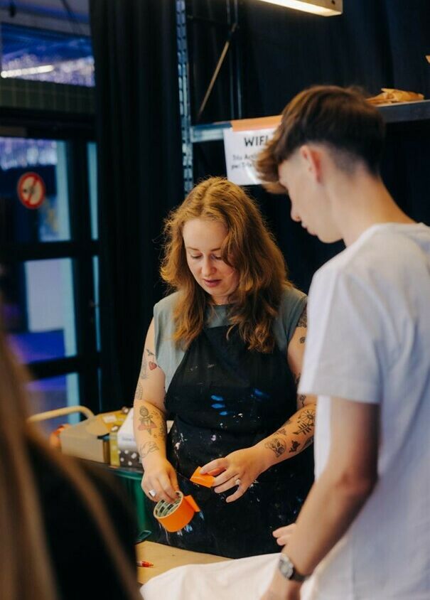 Museumnacht workshop zeefdruk