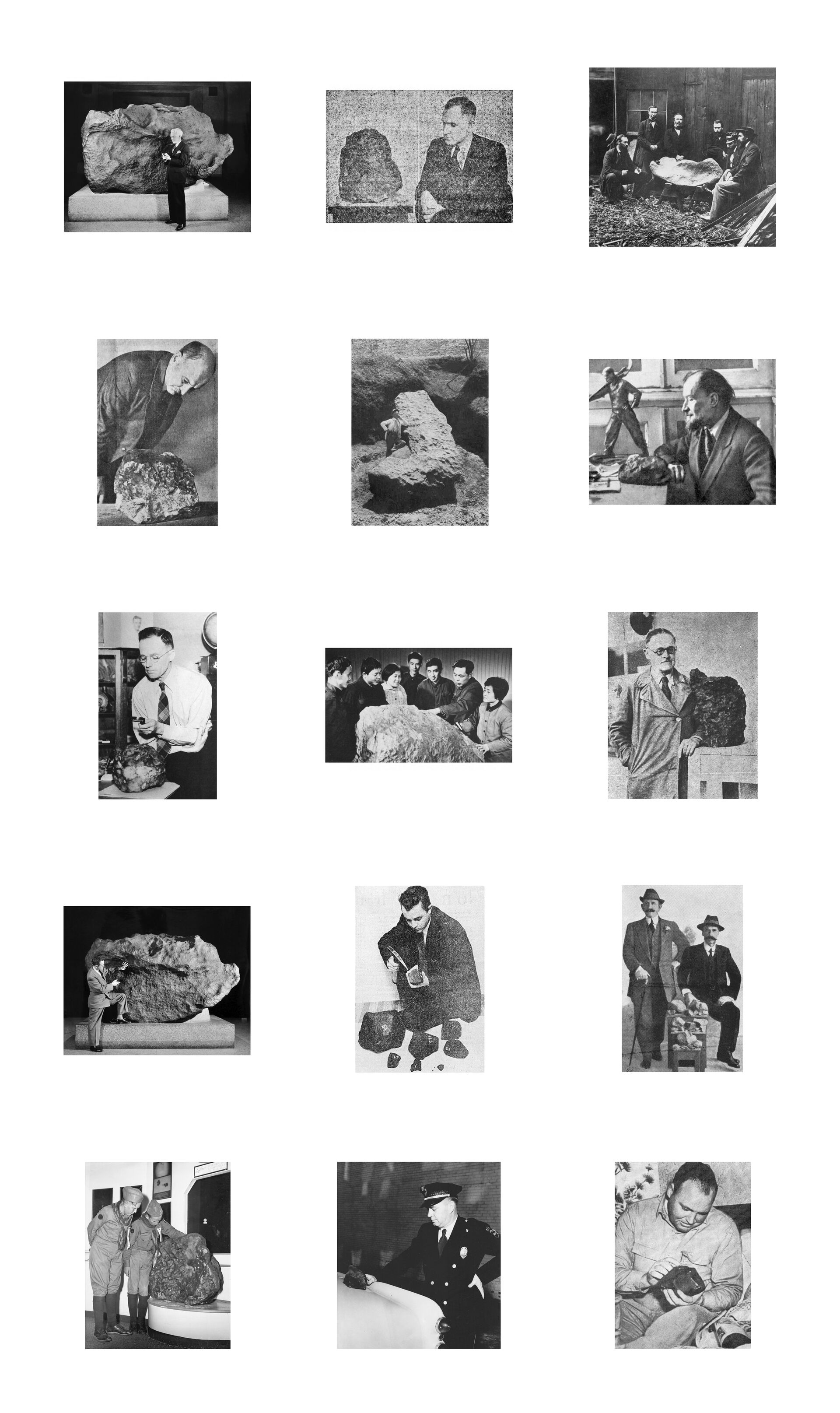 Regine Petersen Men with Meteorites