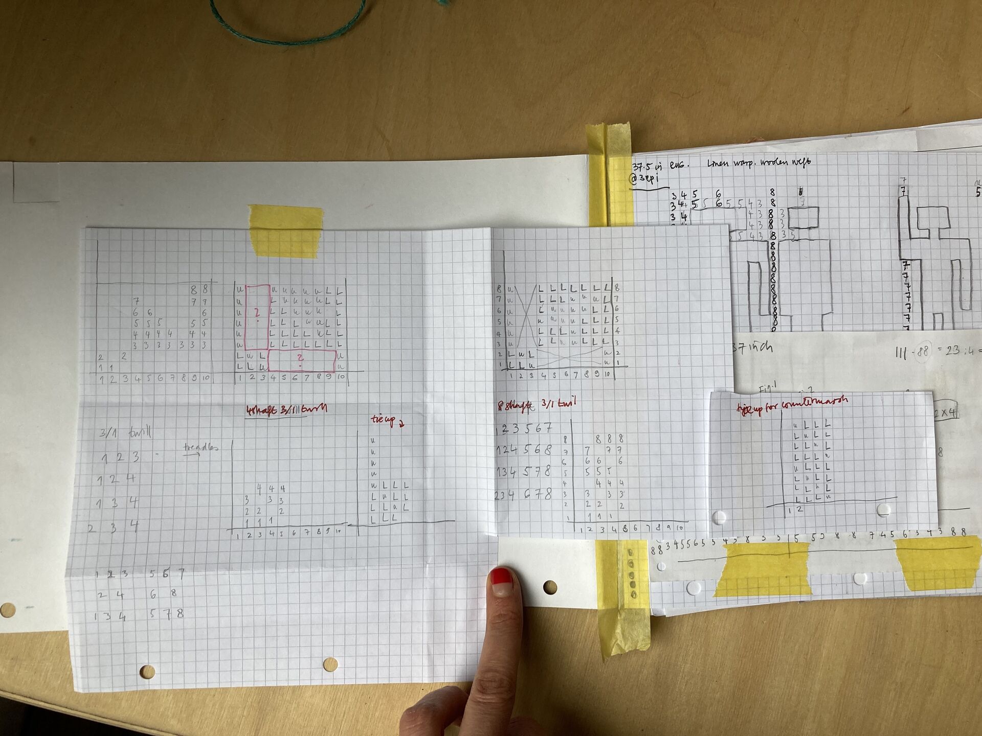 6 calculation in preparation for weaving