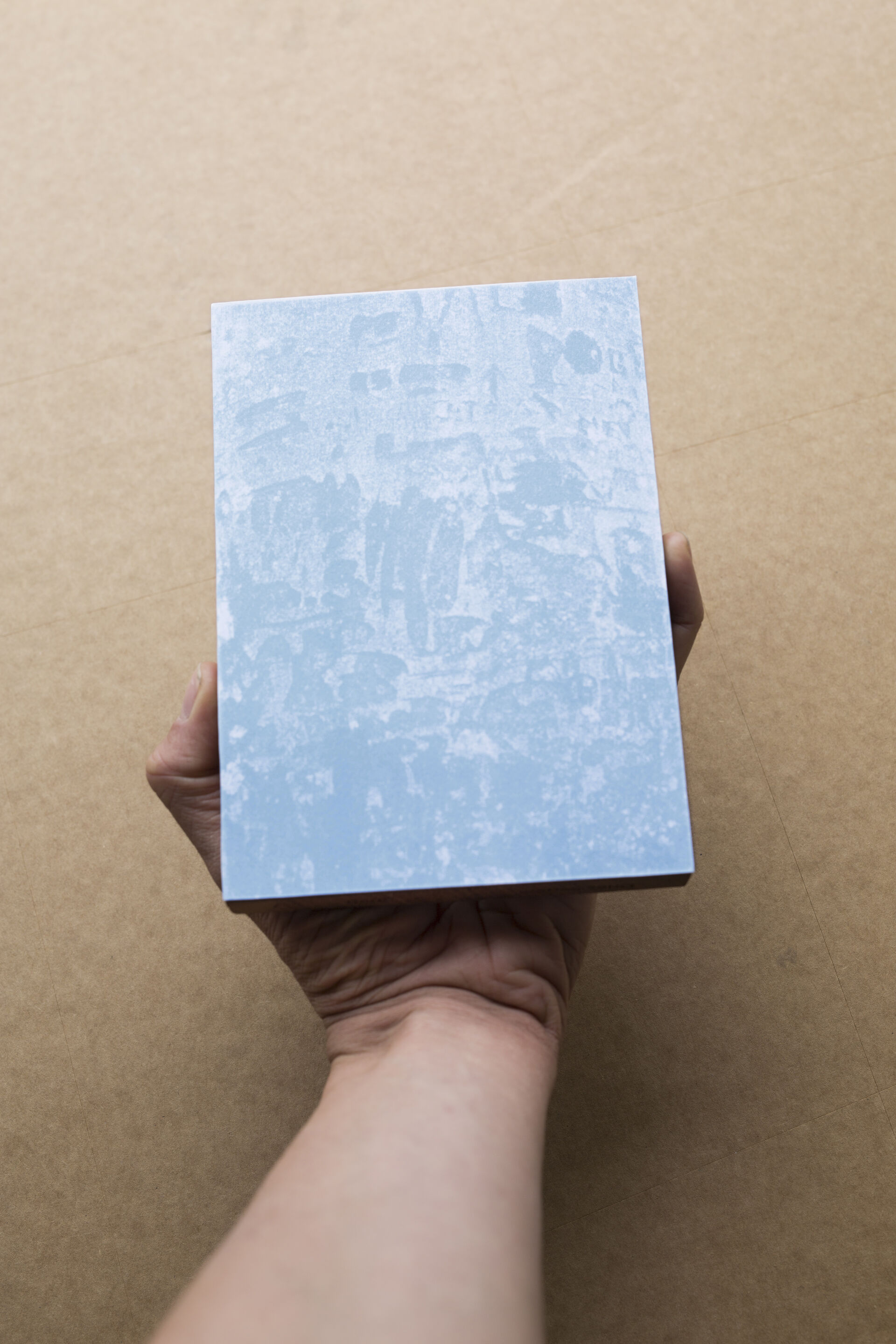 Dries Segers Handsculpture 2020 127x177cm Blue photo chromic silkscreen print 4