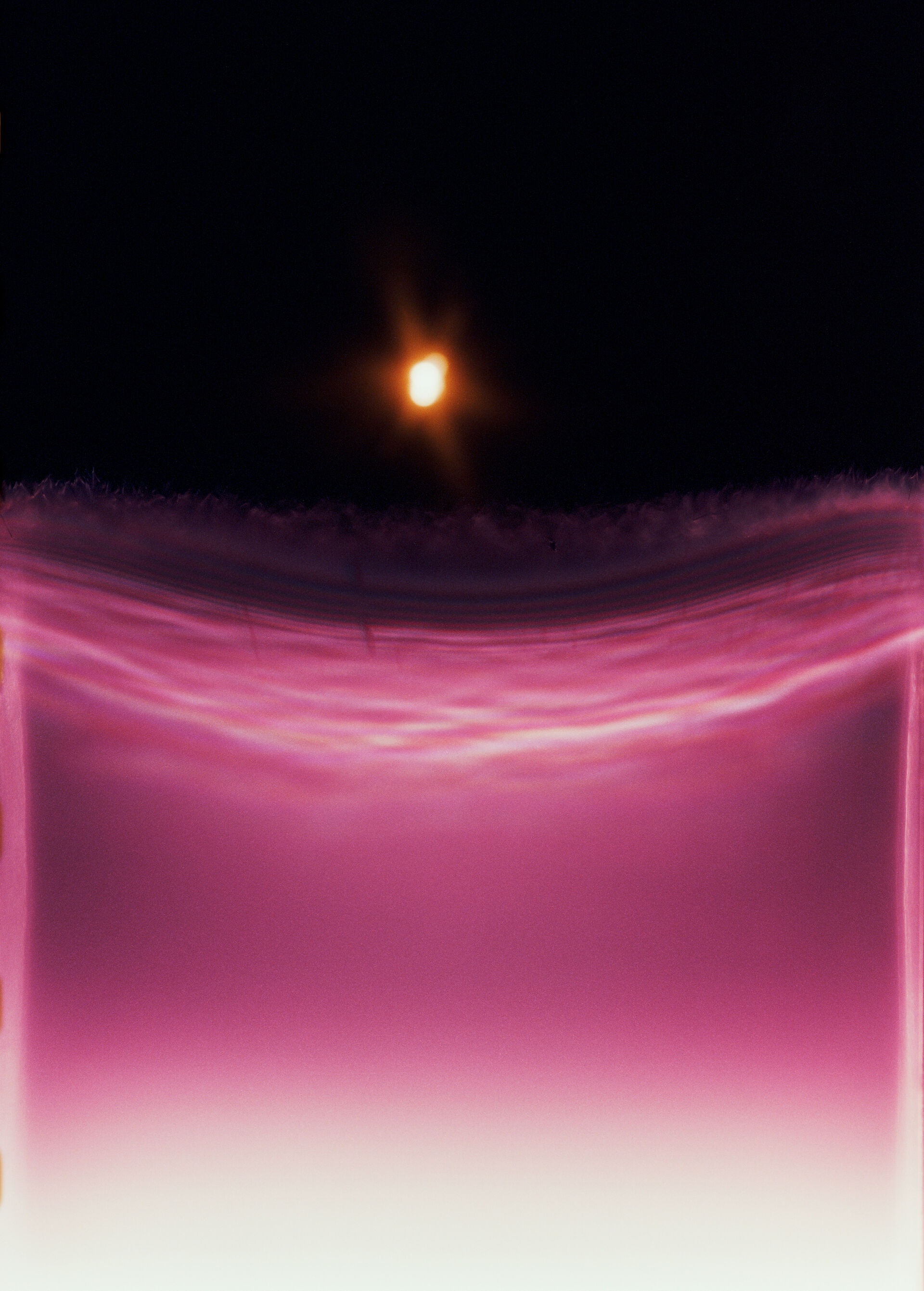 Atmospheric render pink 2017 68x95cm digital inkjet print mounted on dibond metal frame