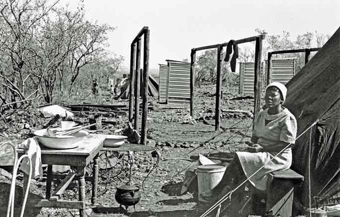 830912 Woman dumped at Beestekraal North West after removal 13 Aug BW 72 30cm